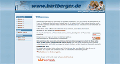 Desktop Screenshot of bartberger.de