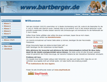 Tablet Screenshot of bartberger.de